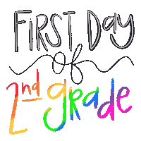 2Nd Grade School Sticker