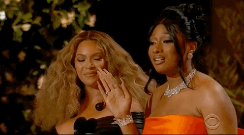 Beyonce Megan Thee Stallion GIF by Recording Academy / GRAMMYs