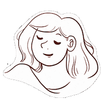 dansmontiroir woman hair wind dansmontiroir Sticker