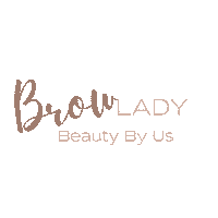 Beautybyus beautybyus browlady brow lady Sticker