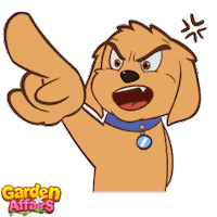 Dog Work Sticker by GardenAffairs