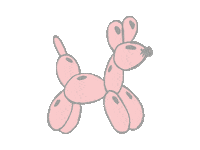 maddeals dog pink puppy dogs Sticker