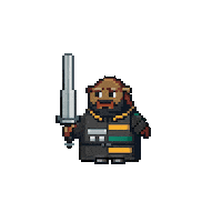 Blob Spencer Sticker by Grug's Lair