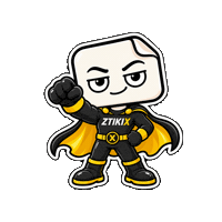 Super Hero Power Sticker by ZTIKIX