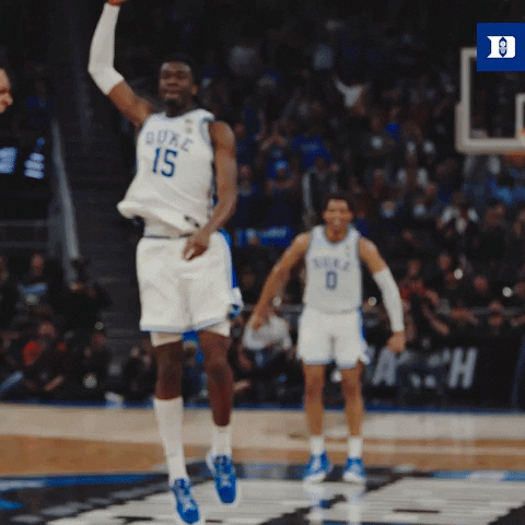College Basketball Sport GIF by Duke Men's Basketball
