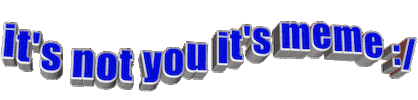 it's not you Sticker by AnimatedText