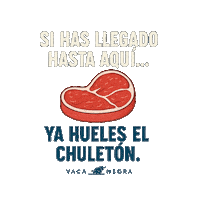VacaNegra comida carne wagyu chuleton Sticker