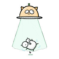 Ufo Mosquito Sticker