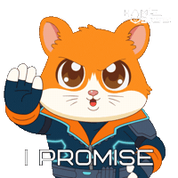I Promise For Real Sticker by Hamieverse