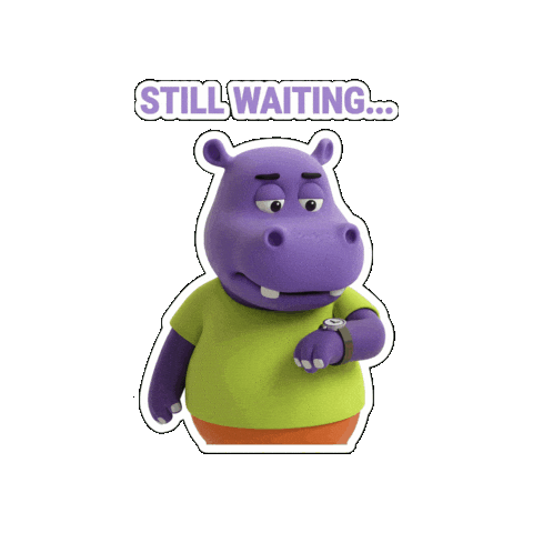 Hoping Still Waiting Sticker