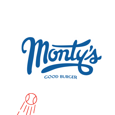 Los Angeles Baseball Sticker by Monty's Good Burger
