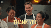 Happy Thanks GIF by MasterChefAU
