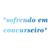 concurseiro concursopublico Sticker by Rico Domingues