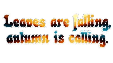 Fall Autumn Sticker
