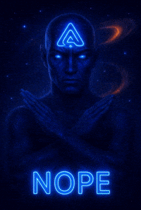 Go Away No GIF by Astral Allies