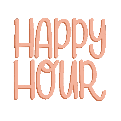 Happy Hour Drink Sticker