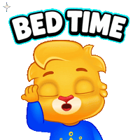Sleepy Good Night Sticker by Lucas and Friends by RV AppStudios