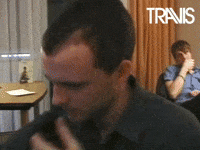 Fran Healy Reaction GIF by Travis