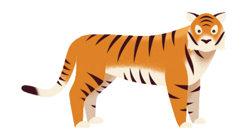 Bengal Tiger Wave Sticker by Dreamforce & Salesforce Events