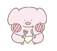 Hungry Pig Sticker