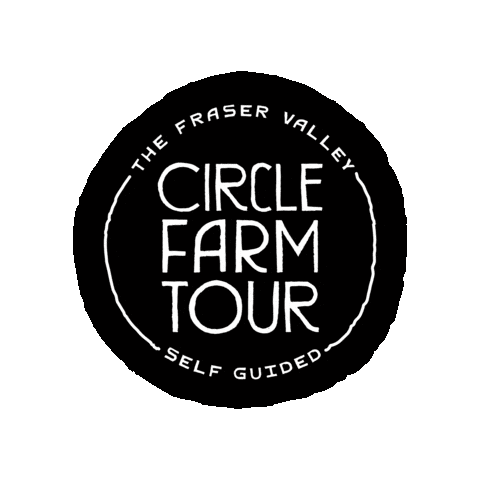 Farm Tour Tap Here Sticker by The Fraser Valley