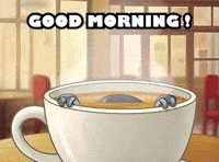 Good Morning Coffee Cup GIF by InfiNFT Royale