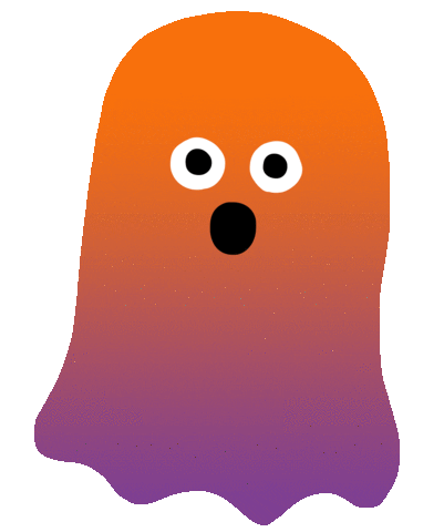 Halloween Ghost Sticker by Georgia Perry