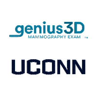 Genius3DMammography huskies basketball team uconn bball breast cancer detection Sticker