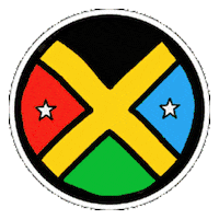 Jamaica Cuba Sticker by Salón Boricua