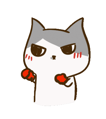 Fight Cats Sticker by yomoyeah