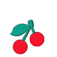 Anya_Hindmarch cherry ah anya anya hindmarch Sticker