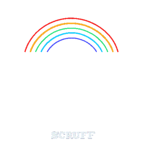 Gay Pride Sticker by SCRUFF