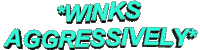 animation wink Sticker by AnimatedText