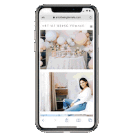 artofbeingfemale woman women female feminist Sticker