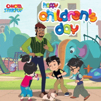 Celebration Children GIF by Chhota Bheem