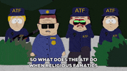 officer barbrady looking GIF by South Park 