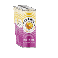 drinkloudlemon lemon island jam pineapple Sticker