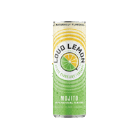 drinkloudlemon lemon sparkling loud lemonade Sticker