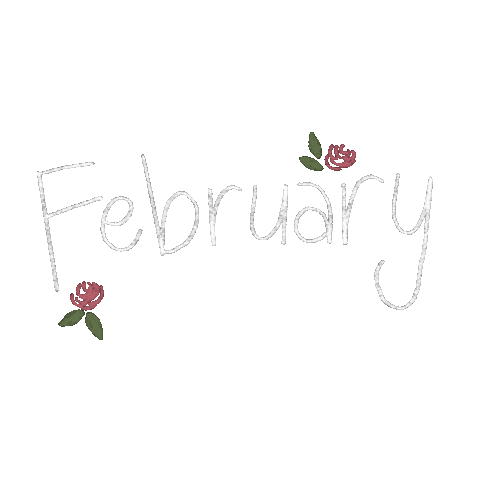 February Months Sticker