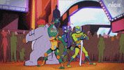 disappear peace out GIF by Teenage Mutant Ninja Turtles