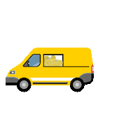 Pick Up Car Sticker by Swiss Post