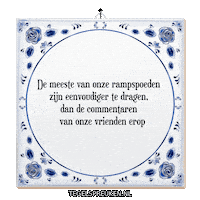 Nl Troost Sticker by Tegelspreuken.nl