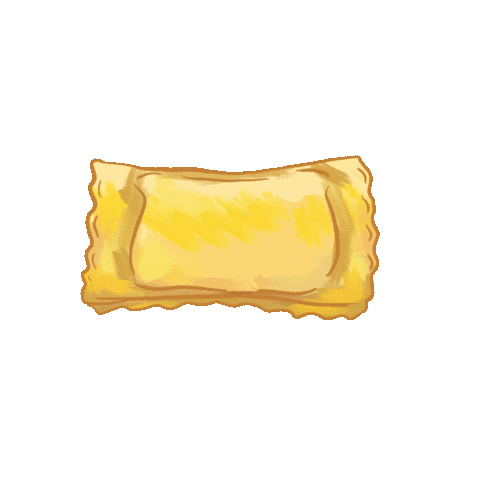 Pasta Agnolotti Sticker by Bianca Bosso
