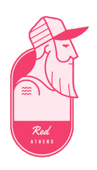 daveredathens hotel athens dave red athens brown hotels Sticker