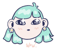 surmontlii love wow surprise oh Sticker