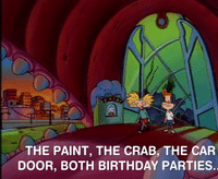 hey arnold nicksplat GIF