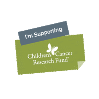Childhood Cancer Sticker by Children's Cancer Research Fund