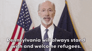 Tom Wolf Refugees GIF by GIPHY News