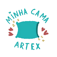 _artex home sleep up bed Sticker
