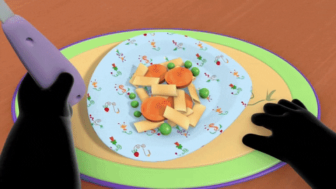 Children Lunch GIF by Bing Bunny